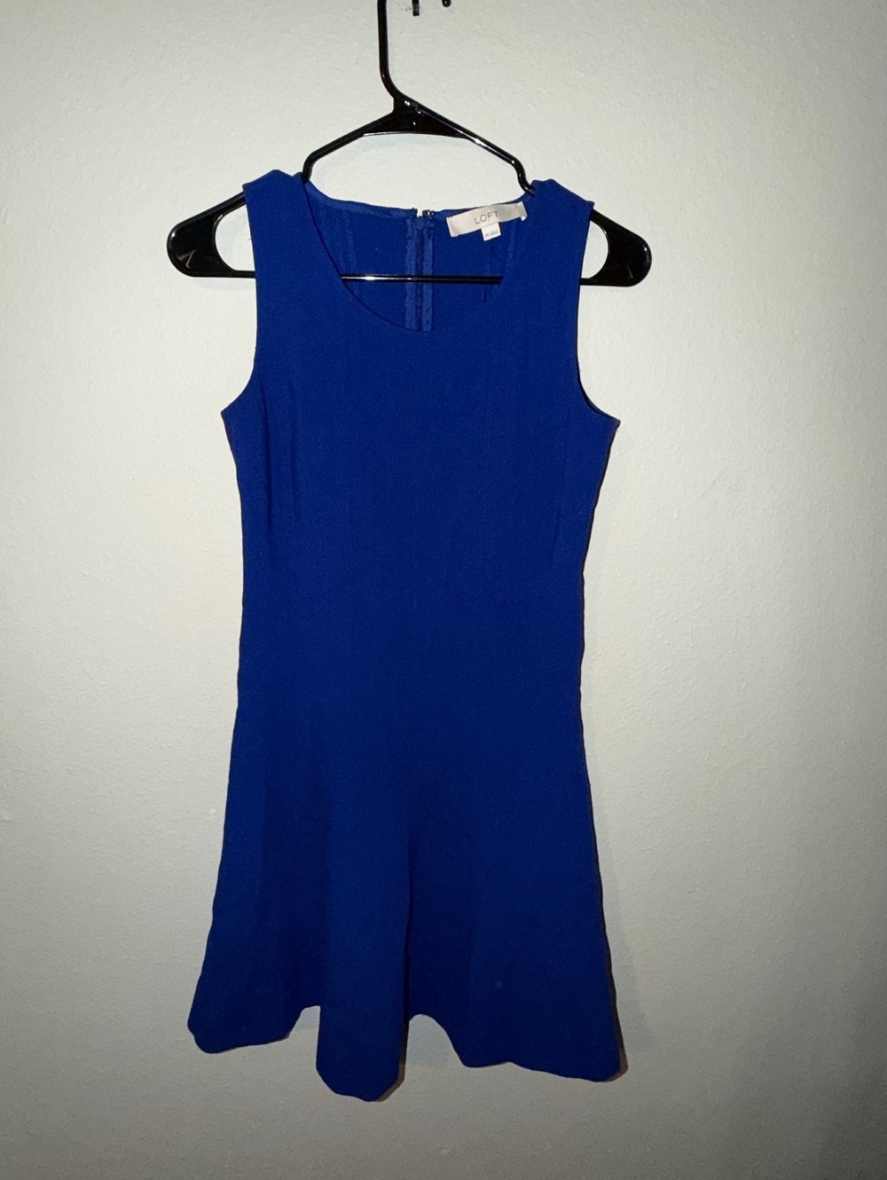 Loft fit and flare sleeveless dress